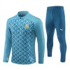 Olympique de Marseille Sweat d'Entraînement Quarter-Zip 2024-25 Bleue Pour Homme